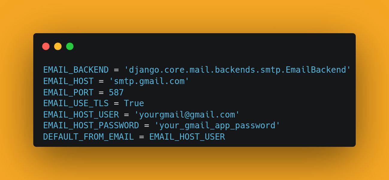 smtp settings